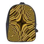 Fractal Golden River School Bags (XL)  Front