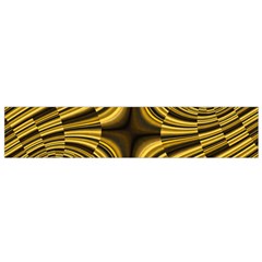 Fractal Golden River Flano Scarf (small) by Simbadda