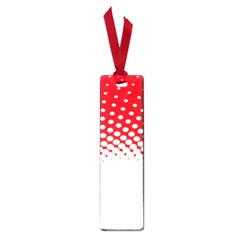 Polka Dot Circle Hole Red White Small Book Marks by Mariart