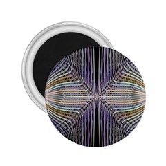 Color Fractal Symmetric Wave Lines 2 25  Magnets by Simbadda