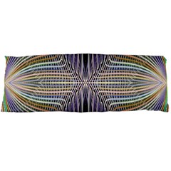 Color Fractal Symmetric Wave Lines Body Pillow Case Dakimakura (two Sides) by Simbadda