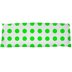 Polka Dot Green Body Pillow Case Dakimakura (two Sides) by Mariart