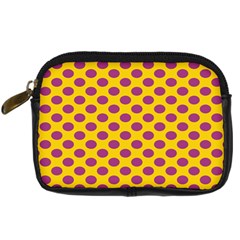 Polka Dot Purple Yellow Orange Digital Camera Cases by Mariart