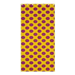 Polka Dot Purple Yellow Orange Shower Curtain 36  X 72  (stall)  by Mariart