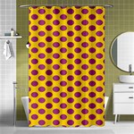 Polka Dot Purple Yellow Orange Shower Curtain 48  x 72  (Small)  Curtain(48  X 72 ) - 42.18 x64.8  Curtain(48  X 72 )