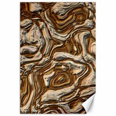 Fractal Background Mud Flow Canvas 20  X 30   by Simbadda