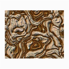 Fractal Background Mud Flow Small Glasses Cloth (2-side) by Simbadda