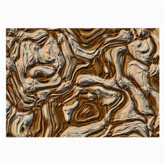 Fractal Background Mud Flow Large Glasses Cloth (2-side) by Simbadda