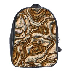 Fractal Background Mud Flow School Bags (xl)  by Simbadda