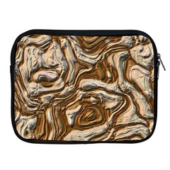 Fractal Background Mud Flow Apple Ipad 2/3/4 Zipper Cases by Simbadda