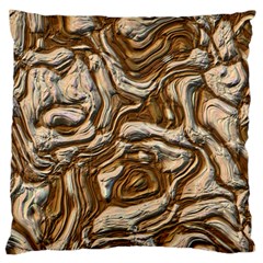 Fractal Background Mud Flow Standard Flano Cushion Case (two Sides) by Simbadda