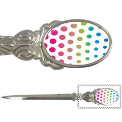 Polka Dot Pink Green Blue Letter Openers by Mariart