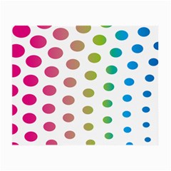 Polka Dot Pink Green Blue Small Glasses Cloth by Mariart