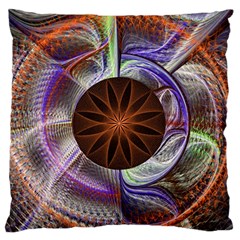 Background Image With Hidden Fractal Flower Standard Flano Cushion Case (one Side) by Simbadda