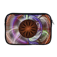 Background Image With Hidden Fractal Flower Apple Macbook Pro 17  Zipper Case