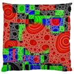 Background With Fractal Digital Cubist Drawing Standard Flano Cushion Case (Two Sides) Front