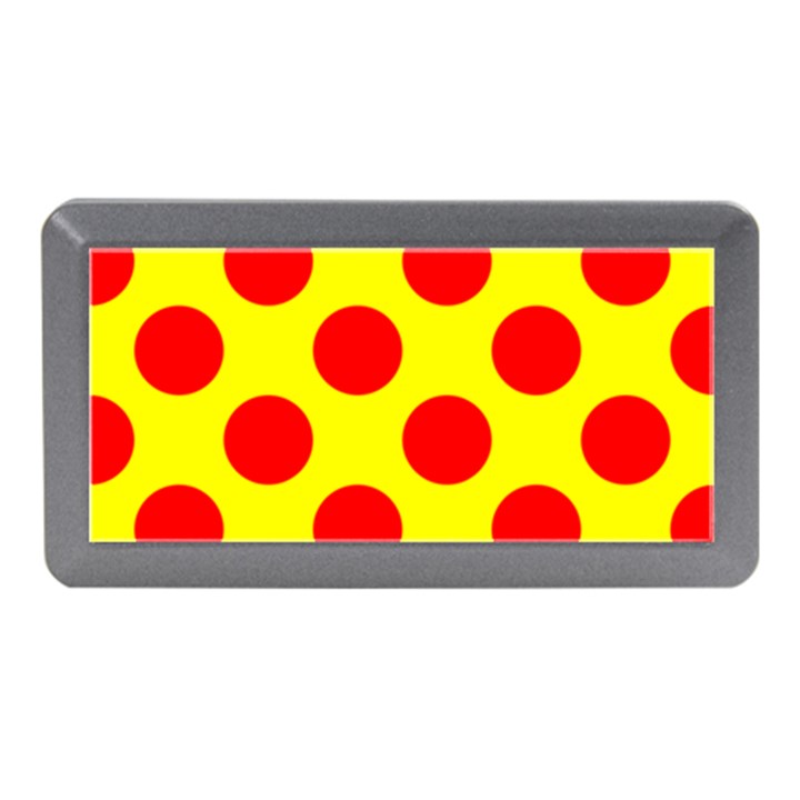 Polka Dot Red Yellow Memory Card Reader (Mini)