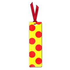 Polka Dot Red Yellow Small Book Marks by Mariart