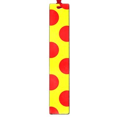 Polka Dot Red Yellow Large Book Marks by Mariart