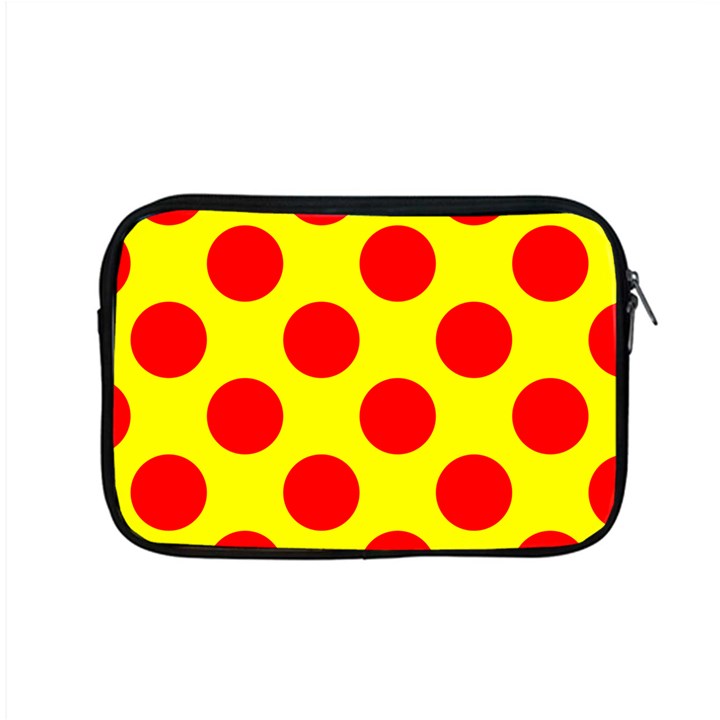 Polka Dot Red Yellow Apple MacBook Pro 15  Zipper Case