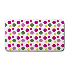 Polka Dot Purple Green Yellow Medium Bar Mats by Mariart