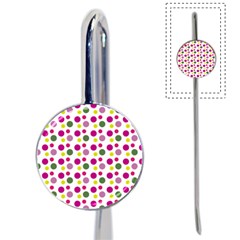 Polka Dot Purple Green Yellow Book Mark by Mariart