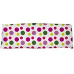 Polka Dot Purple Green Yellow Body Pillow Case (Dakimakura) Body Pillow Case