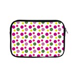 Polka Dot Purple Green Yellow Apple MacBook Pro 15  Zipper Case Front