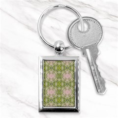 Digital Computer Graphic Seamless Wallpaper Key Chains (rectangle)  by Simbadda