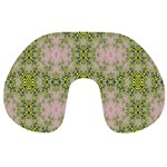 Digital Computer Graphic Seamless Wallpaper Travel Neck Pillows Front