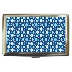 Polka Dot Blue Cigarette Money Cases by Mariart