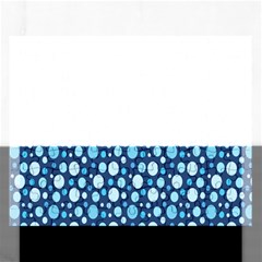 Polka Dot Blue Rectangular Jigsaw Puzzl by Mariart