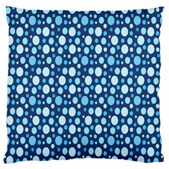 Polka Dot Blue Standard Flano Cushion Case (one Side) by Mariart