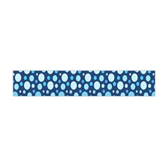 Polka Dot Blue Flano Scarf (mini) by Mariart