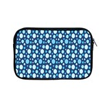 Polka Dot Blue Apple MacBook Pro 13  Zipper Case Front