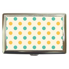 Polka Dot Yellow Green Blue Cigarette Money Cases by Mariart