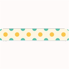 Polka Dot Yellow Green Blue Small Bar Mats by Mariart