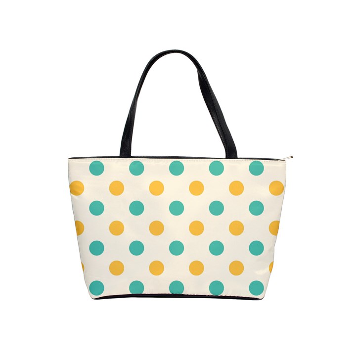 Polka Dot Yellow Green Blue Shoulder Handbags