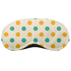 Polka Dot Yellow Green Blue Sleeping Masks by Mariart