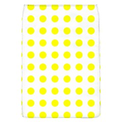 Polka Dot Yellow White Flap Covers (l)  by Mariart