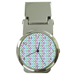 Polka Dot Like Circle Purple Blue Green Money Clip Watches by Mariart