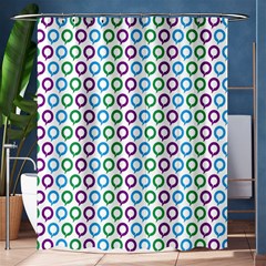 Polka Dot Like Circle Purple Blue Green Shower Curtain 60  X 72  (medium)  by Mariart