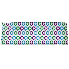 Polka Dot Like Circle Purple Blue Green Body Pillow Case Dakimakura (two Sides) by Mariart