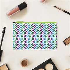 Polka Dot Like Circle Purple Blue Green Cosmetic Bag (xs) by Mariart