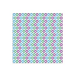 Polka Dot Like Circle Purple Blue Green Satin Bandana Scarf by Mariart