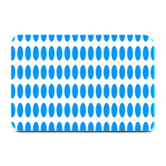 Polka Dots Blue White Plate Mats by Mariart