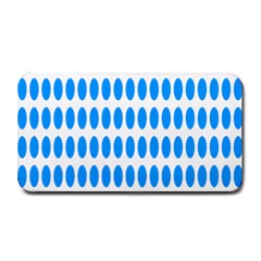 Polka Dots Blue White Medium Bar Mats by Mariart