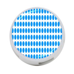 Polka Dots Blue White 4-port Usb Hub (one Side) by Mariart