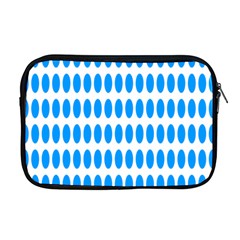 Polka Dots Blue White Apple Macbook Pro 17  Zipper Case