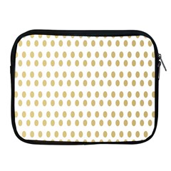 Polka Dots Gold Grey Apple Ipad 2/3/4 Zipper Cases by Mariart